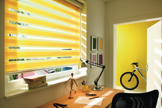 Vario Rollo mit gelben Stoff 