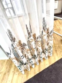 Wave-Store mit floralem Muster