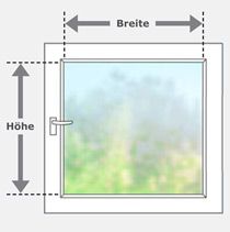 Plissee Rollo Glasfalz messen