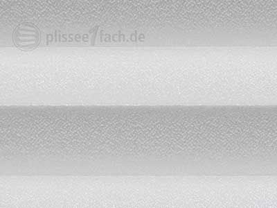 Plisseestoff Colour Pearl, weiß, Artikelnummer 01010