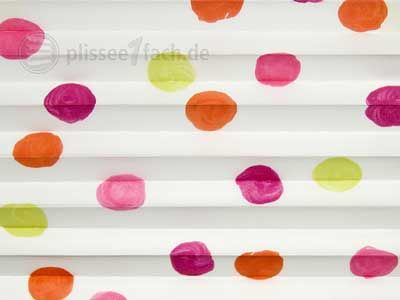 Faltstore Lollipop, weiß mit bunten Punkten, Artikelnummer 10709