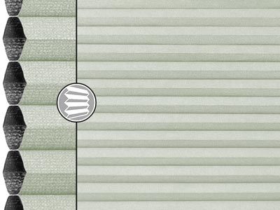 Energie sparen mit Wabenplissees